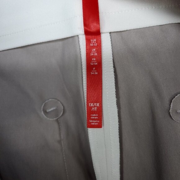 Spanx Ankle Straight Pants Silver Lining Comfort On The Go Plus 1X - Picture 15 of 16